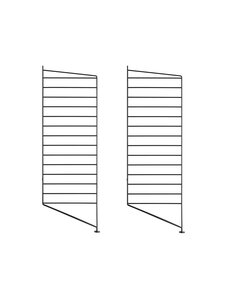 String - String System -lattiasivupaneelit 2 kpl musta 85 x 30 cm - BLACK | Stockmann