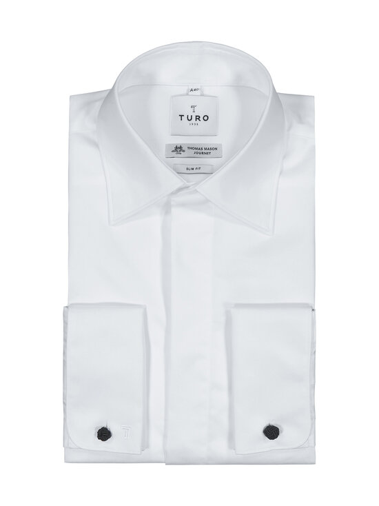 Turo - Portofino slim fit -smokkipaita - 10 WHITE | Stockmann - photo 2