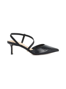 Dune London - Kontsakingad Charming Asymmetric Strap - BLACK | Stockmann