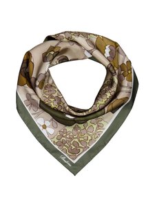 Stenströms - Silkkihuivi 70 x 70 cm - 461 GREEN PATTERN | Stockmann