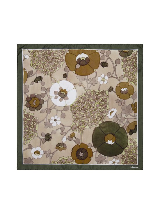 Stenströms - Silkkihuivi 70 x 70 cm - 461 GREEN PATTERN | Stockmann - photo 2