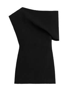 TOTEME - Yksiolkaiminen toppi - 001 BLACK | Stockmann