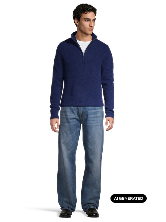 Filippa K - Andrew yak -neulepaita - NULL DEEP BLUE DEEP BLUE | Stockmann - photo 2