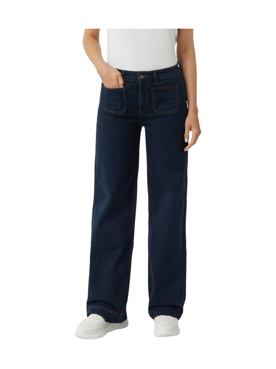 Denim Trousers Wide Leg -farkut