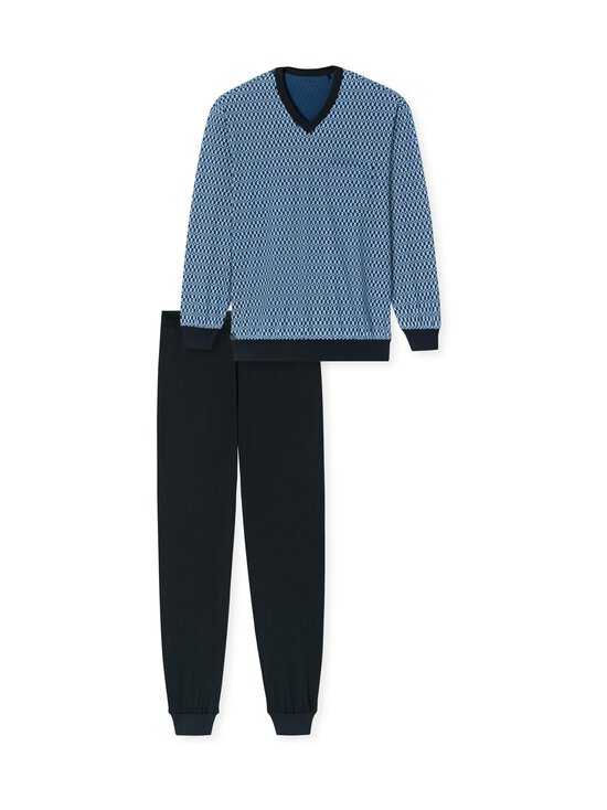 Schiesser - Long-pyjama 2-osainen - 800 BLUE | Stockmann - photo 1