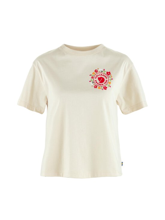 Fjällräven - Fjällblomster Logo t-paita - 113 CHALK WHITE | Stockmann - photo 1