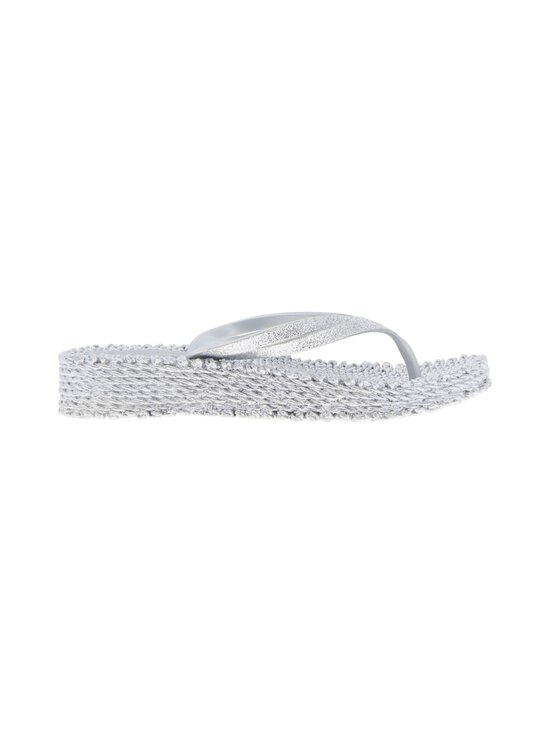 Cheerful flip flop wedge sandales