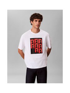 Calvin Klein Jeans - Outtakes Relaxed t-paita - YAA BRILLIANT WHITE | Stockmann