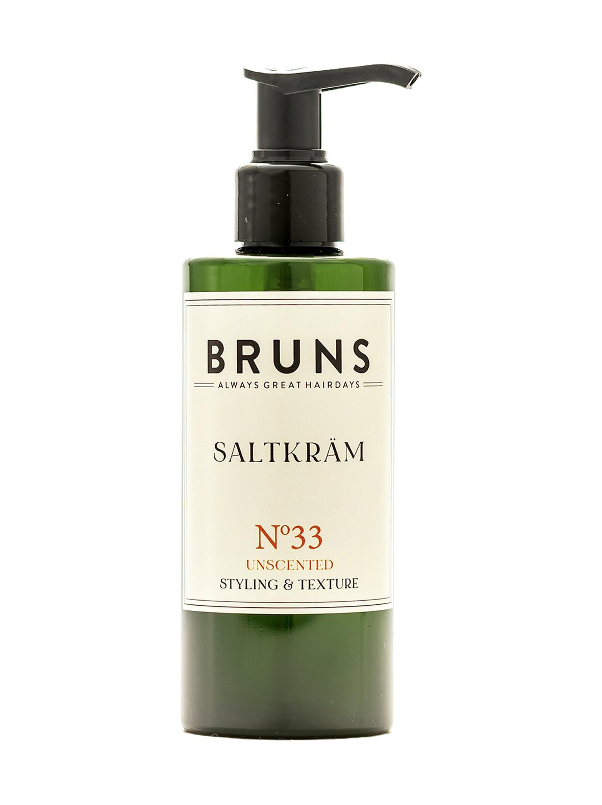Nº33 Unscented Salt Cream -suolavoide