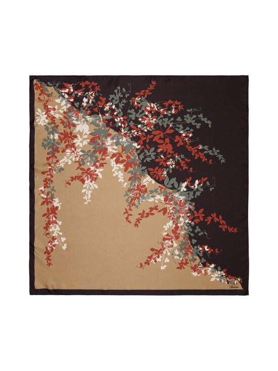Stenströms - Silkkihuivi 90 x 90 cm - 591 DARK PINK PATTERN | Stockmann - photo 2