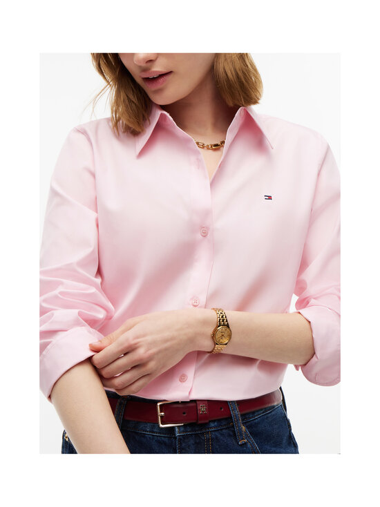 Tommy Hilfiger - Popliinsärk Regular - TOG LIGHT PINK | Stockmann - photo 5