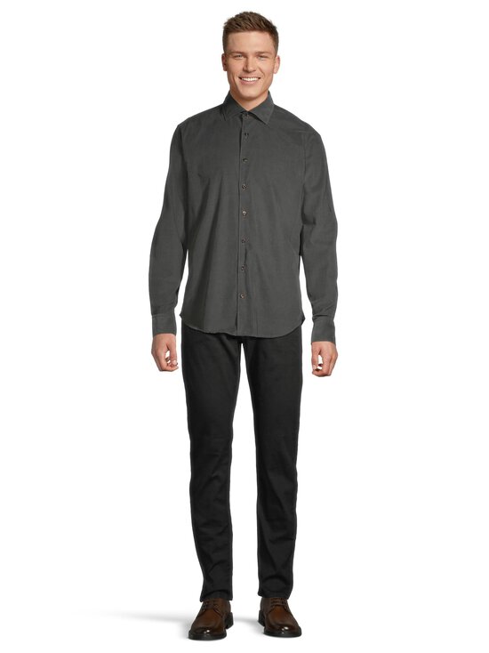 Stenströms - Regular baby corduroy casual -kauluspaita - DARK GREEN | Stockmann - photo 2