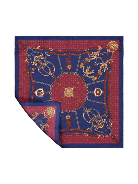 Stockholm Kravatt - Horse And Bridle -silkkitaskuliina - 4 RED/BLUE/GOLD | Stockmann - photo 2