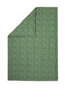 Casa Stockmann - Rivi-perkaalipussilakana - GREEN/SOFT WHITE COMBO | Stockmann