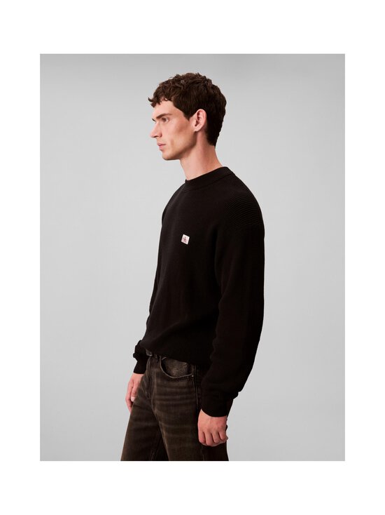 Calvin Klein Jeans - Cotton Waffle -neule - UB1 BLACK | Stockmann - photo 4