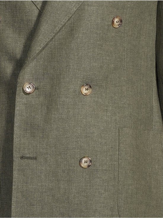 SAND Copenhagen - King Double Breasted Classic fit lina žakete - 485 GREEN | Stockmann - photo 4