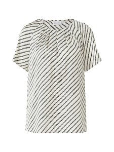 Comma - Lyhythihainen printtipaita - 04A1 SAND BLACK | Stockmann