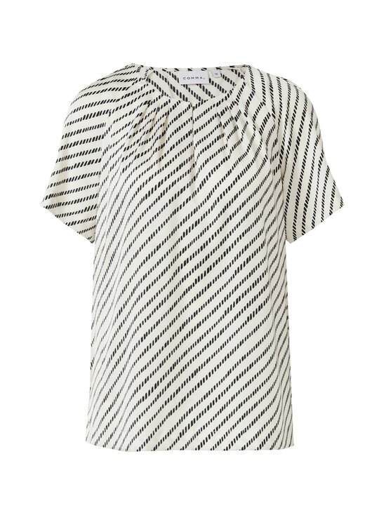 Comma - Lyhythihainen printtipaita - 04A1 SAND BLACK | Stockmann - photo 1