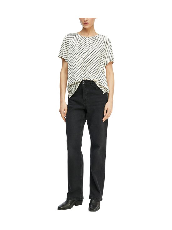 Comma - Lyhythihainen printtipaita - 04A1 SAND BLACK | Stockmann - photo 4