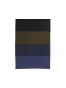 Woodnotes - Fourways-matto 170 x 240 cm - MUSTA,RUSKEA,SININEN,MONIVÄRINEN | Stockmann
