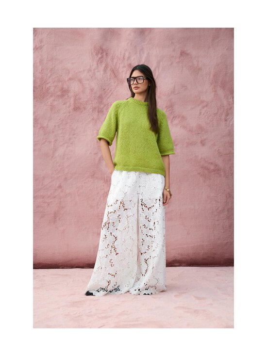 Vila - ViHylde Lace -housut - CLOUD DANCER | Stockmann - photo 8