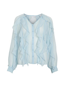 Vila - Rüüsidega pluus ViMitalla Flounce - WINTER SKY | Stockmann