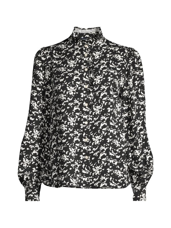 Printed Frill -paitapusero