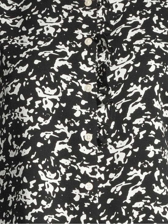 Lexington - Printed Frill kreklblūze - 784 BLACK/WHITE PRINT | Stockmann - photo 4