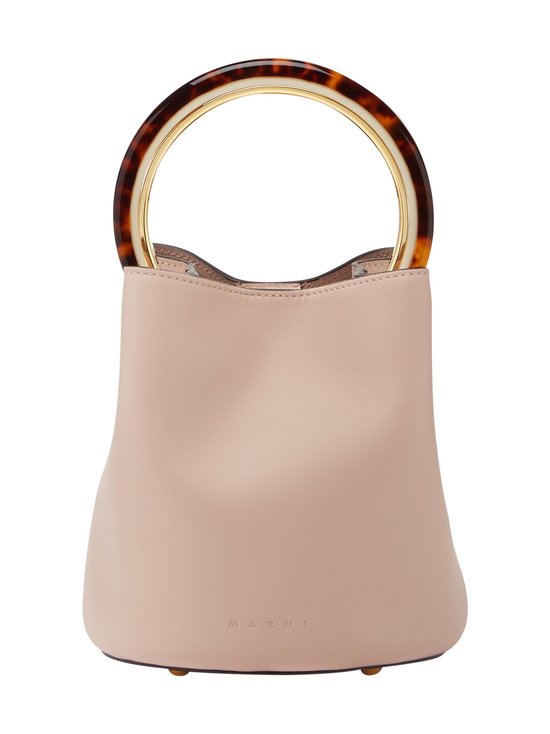 Pannier Bag With Design Handle -nahkalaukku