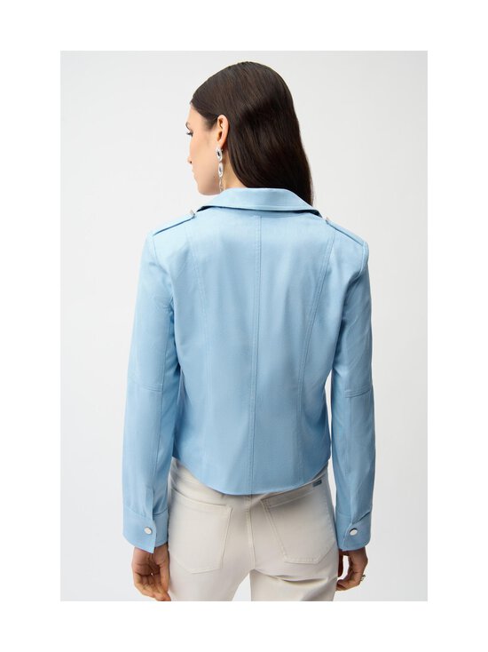 Joseph Ribkoff - Kunstseemisnahast jakk Foiled Faux Suede - 4373 SKY BLUE | Stockmann - photo 3
