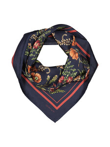 GANT - Siidsall Floral Print - 433 EVENING BLUE | Stockmann