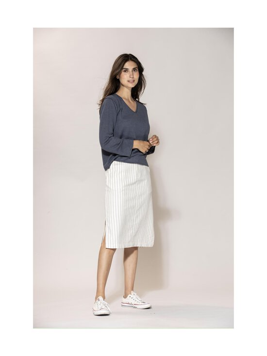 BLUE - Lea-pellavaneulepusero - DUSTY NAVY | Stockmann - photo 2