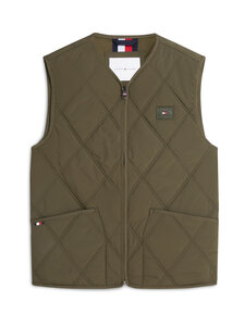 Tommy Hilfiger - Timanttitikattu toppaliivi - RBN PLATINUM OLIVE | Stockmann