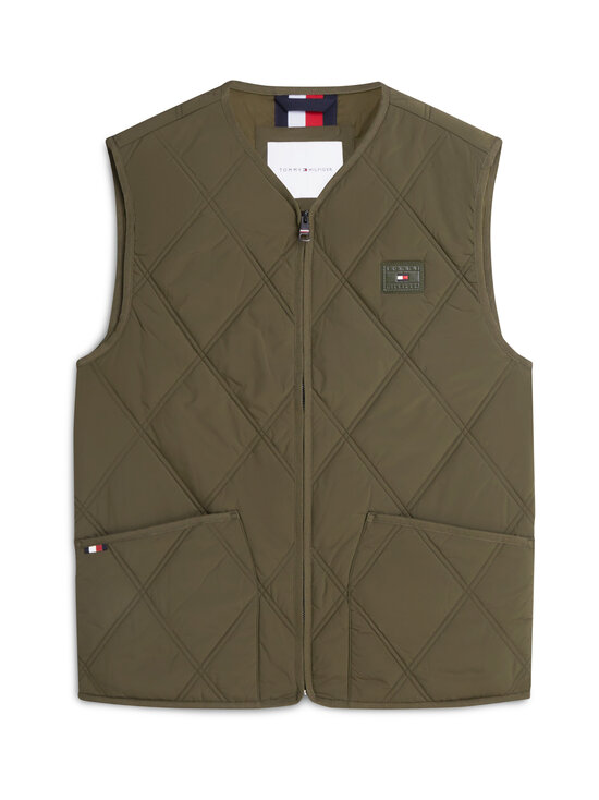 Tommy Hilfiger - Timanttitikattu toppaliivi - RBN PLATINUM OLIVE | Stockmann - photo 1