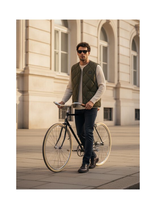 Tommy Hilfiger - Timanttitikattu toppaliivi - RBN PLATINUM OLIVE | Stockmann - photo 2