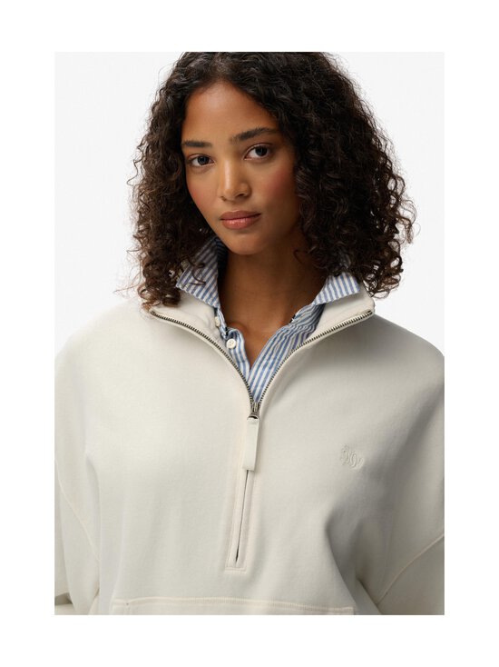 Superdry - Studios Half Zip -paita - 71D OFF WHITE | Stockmann - photo 5