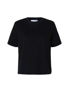 Selected - SlfEssential Boxy t-paita - BLACK | Stockmann