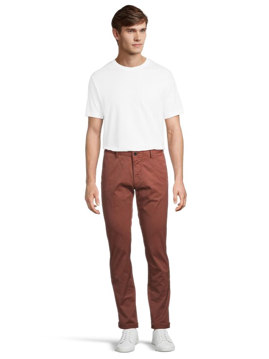 SLOWEAR - Trousers Slim Fit -chinot - BRUCIATO SCURO | Stockmann - photo 3