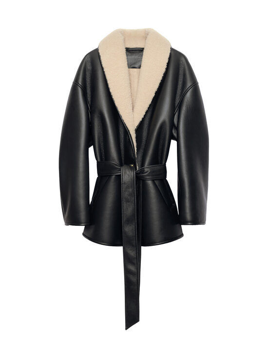 Stand Studio - Kathi-tekonahkatakki - 88810 BLACK/BEIGE | Stockmann - photo 1