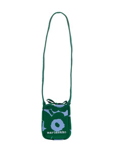 Marimekko - Õlakott Unikko Knitted Phone Pocket - 650 DARK GREEN, BLUE | Stockmann
