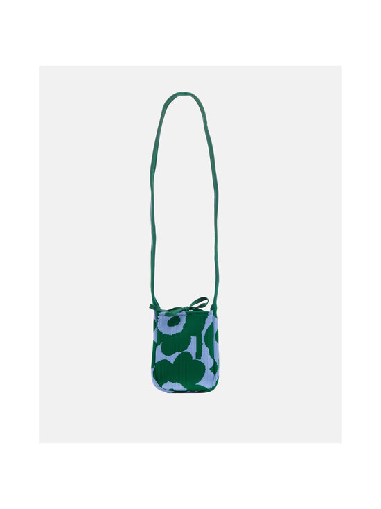 Marimekko - Õlakott Unikko Knitted Phone Pocket - 650 DARK GREEN, BLUE | Stockmann - photo 2