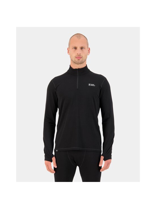 Mons Royale - M Cascade Merino 1/4 Zip -paita - 001 BLACK | Stockmann - photo 2