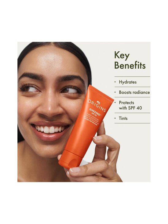 Origins - GinZing SPF 40 Energy-Boosting Tinted Moisturizer -sävyvoide - SHADE 4 (DEEP SKIN TONES) | Stockmann - photo 5