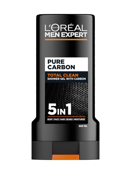 L'Oréal Paris - Dušigeel Pure Carbon 5in1 Shower Gel 300 ml | Stockmann - photo 1