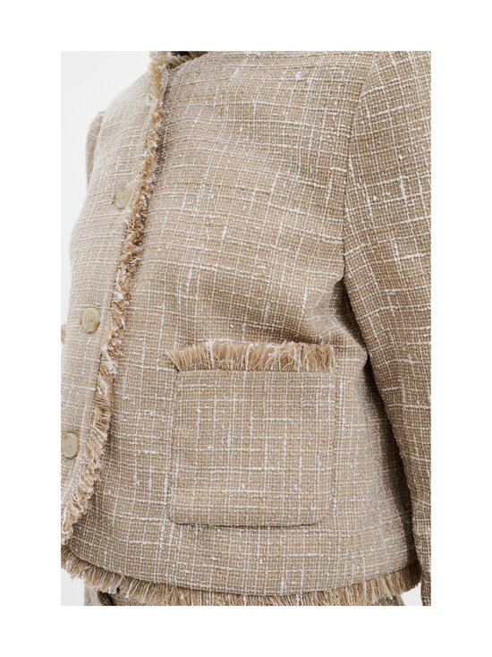 Malina - Bukleejakk Fia Fringe Trimmed - 12106 BOUCLE BEIGE | Stockmann - photo 5