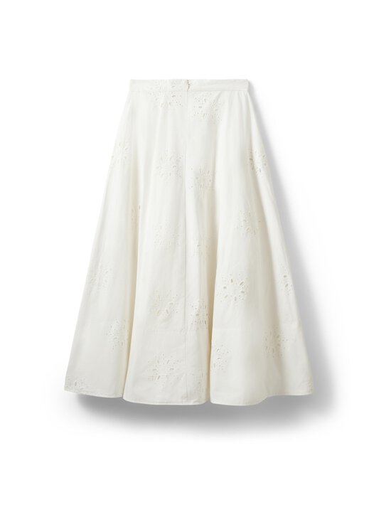 Sofie Schnoor - Noorsw Broderie Anglaise -maksihame - 0124 SNOW WHITE | Stockmann - photo 2