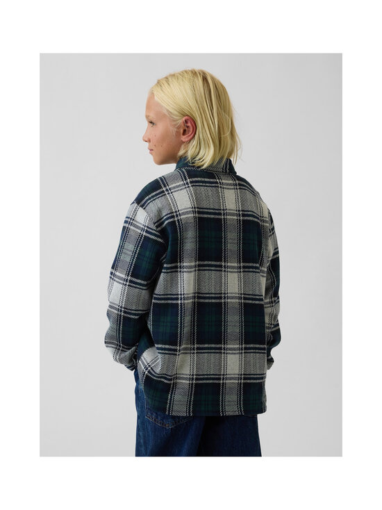GAP - Knit Button Up krekls - GREEN PLAID | Stockmann - photo 4