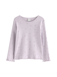 Lindex - Pointelle-paita - 9959 LIGHT DUSTY LILAC | Stockmann