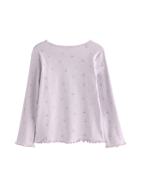 Lindex - Pointelle-paita - 9959 LIGHT DUSTY LILAC | Stockmann - photo 2