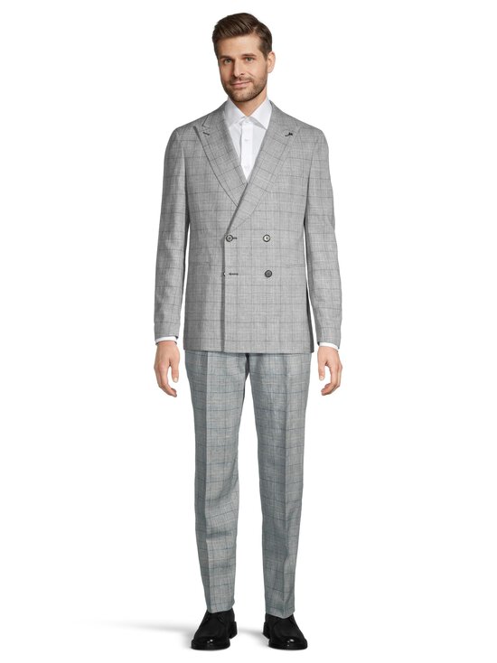 Michael Kors - Glencheck Tapered -housut - BLUE | Stockmann - photo 3